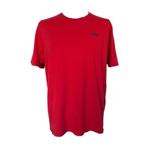 DIESEL Red Short Sleeve Embroidered Logo‎ T-Shirt XXL
